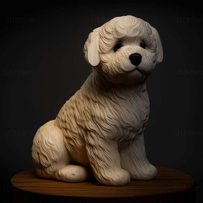 3D model Havana Bichon dog (STL)